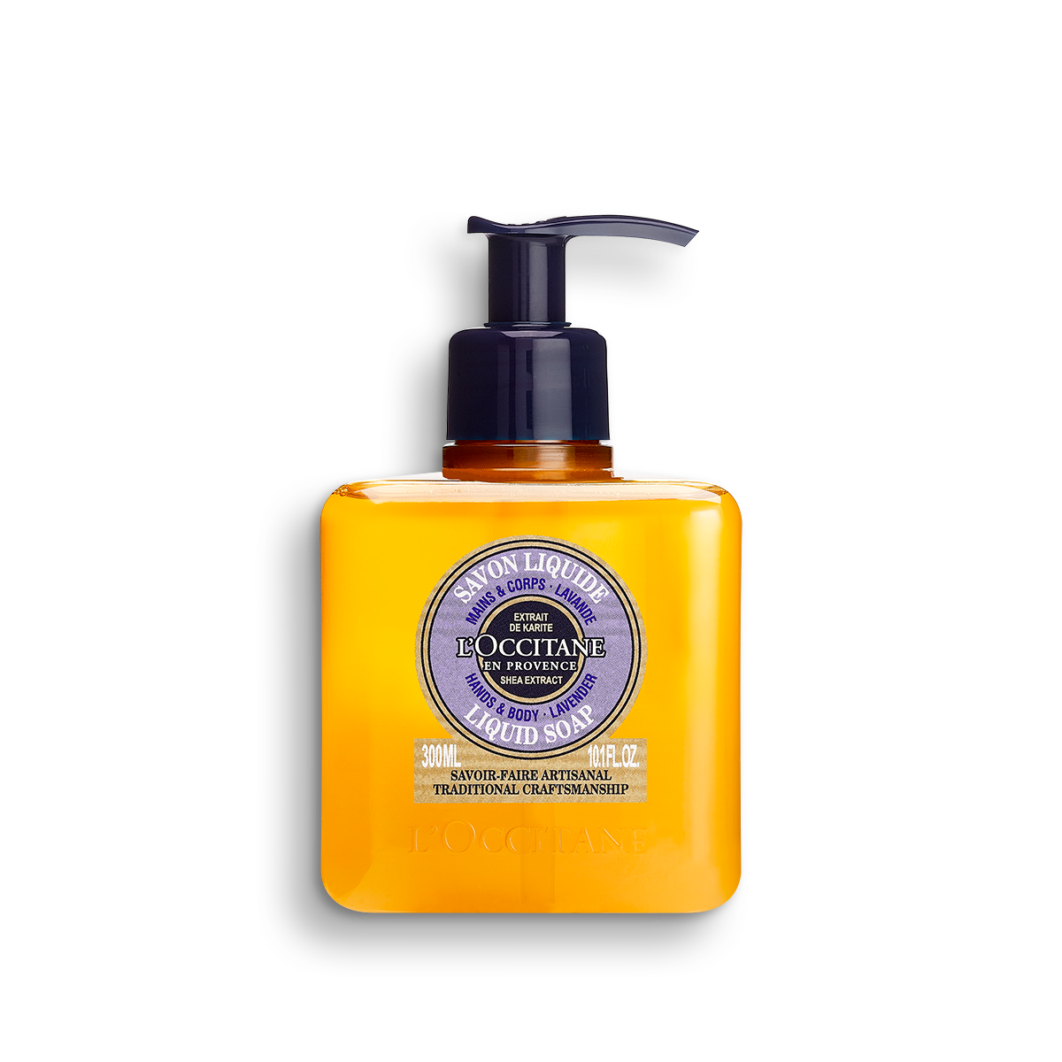 Jabón líquido manos y cuerpo Karité Lavanda 300ml
