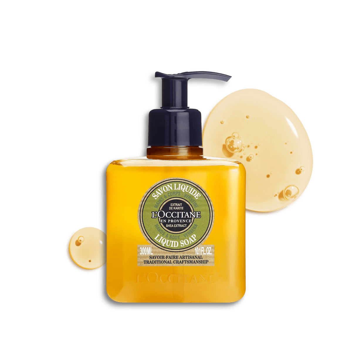 Jabón líquido manos y cuerpo Karité Verbena 300ml