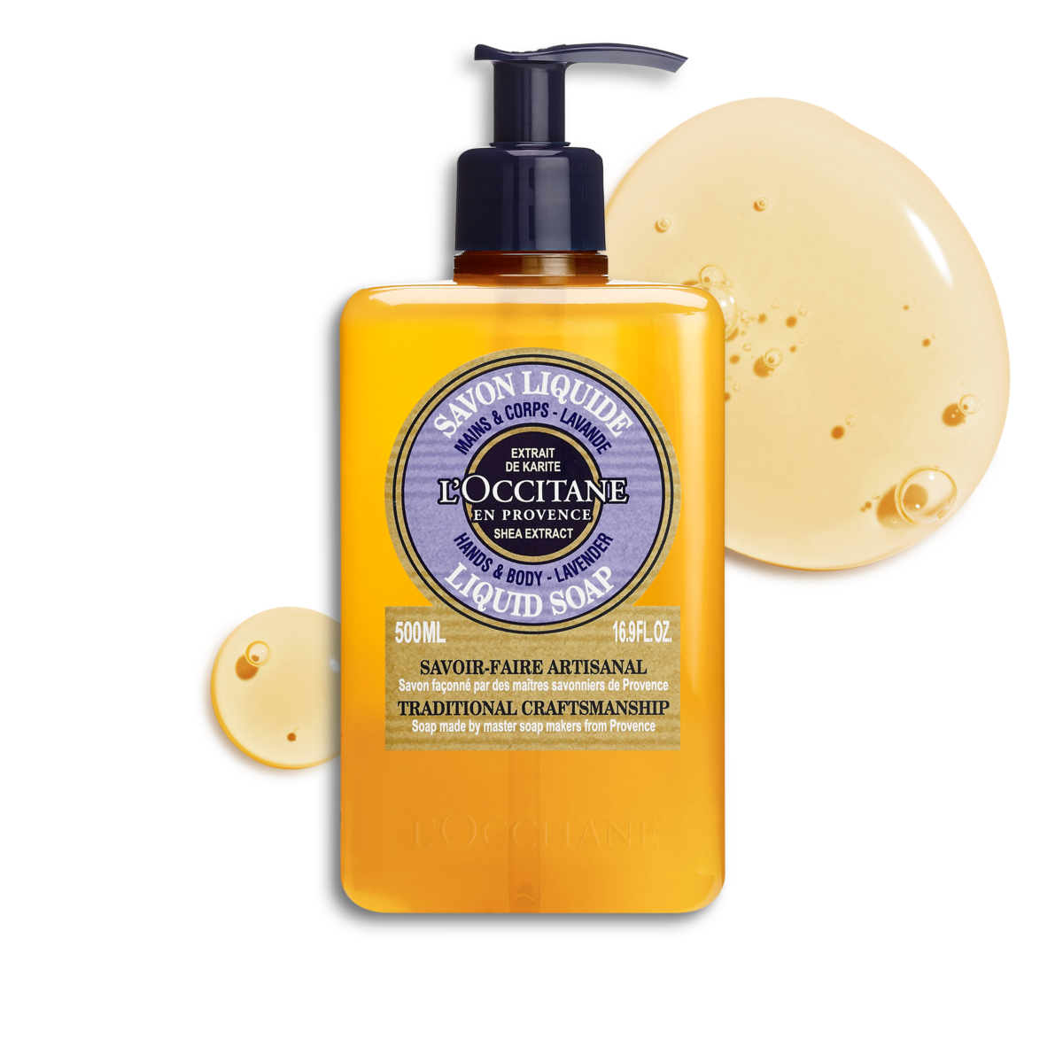 Jabón líquido manos y cuerpo Karité Lavanda 500ml
