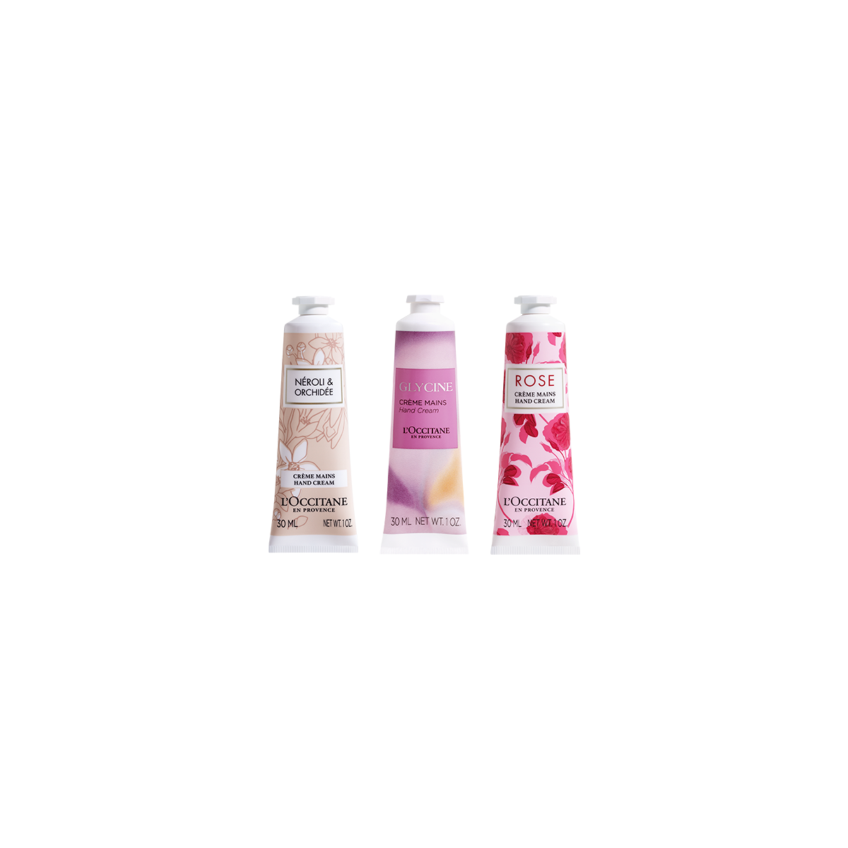 Crema para Manos Nerolí & Orquídea y Glycine + Crema para Manos Rosa GRATIS