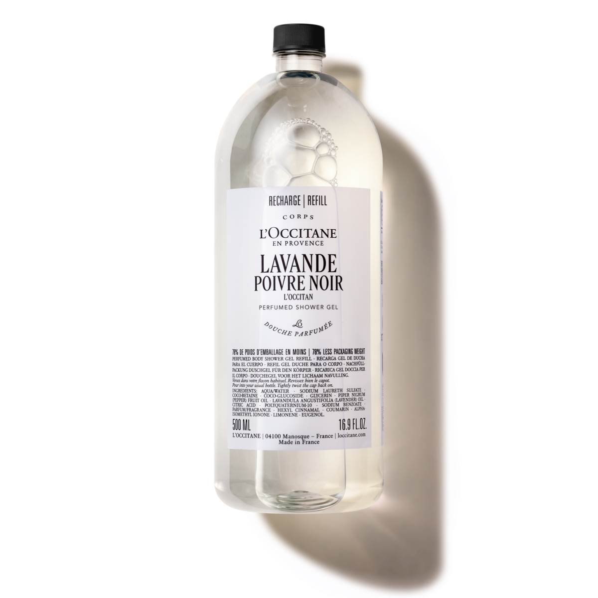 Eco Refill Gel de Ducha Lavande Poivre Noir (Antes L'Occitan) 500ml