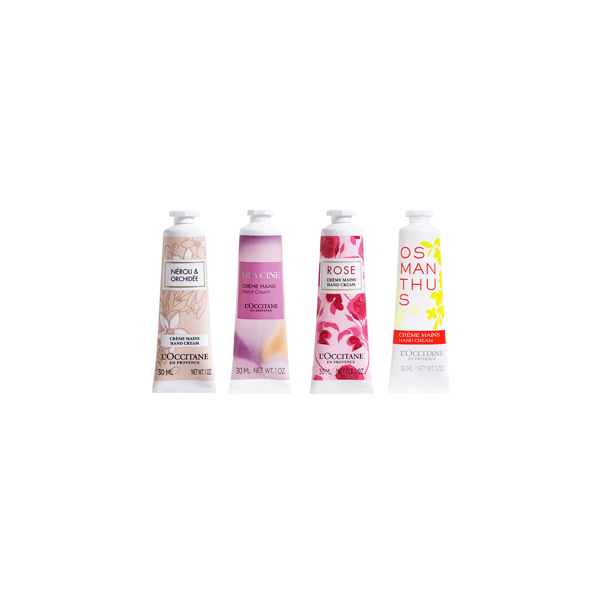 Crema para Manos Nerolí & Orquídea, Glycine y Osmanthus + Crema para Manos Rosa GRATIS