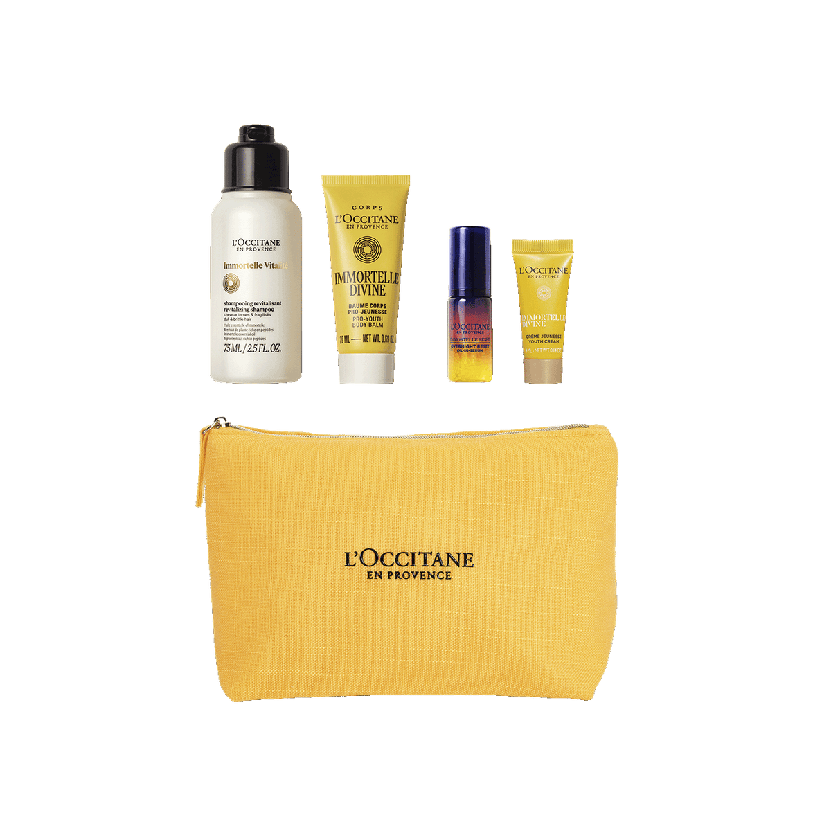 Kit Rutina Descubrimiento Corporal Immortelle | Ducha • Exfoliación • Vitalidad