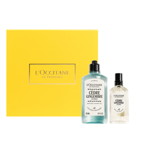 Dúo Gel de Ducha y Perfume Cèdre Gingembre