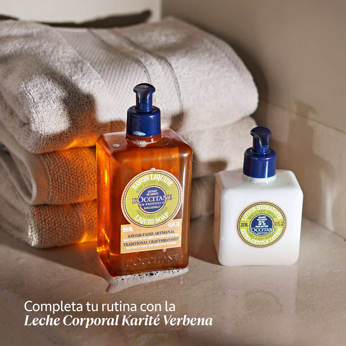 Jabón líquido manos y cuerpo Karité Verbena 300ml