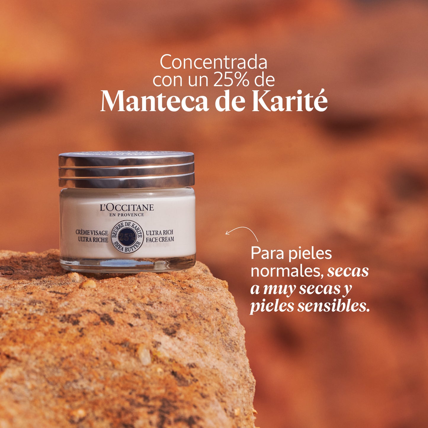 Crema facial Ultra Rica de Karité 50ml