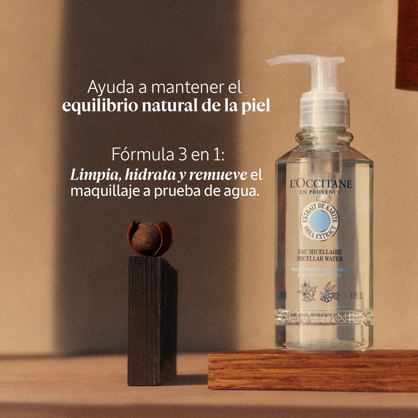 Agua Micelar de Karité 200ml