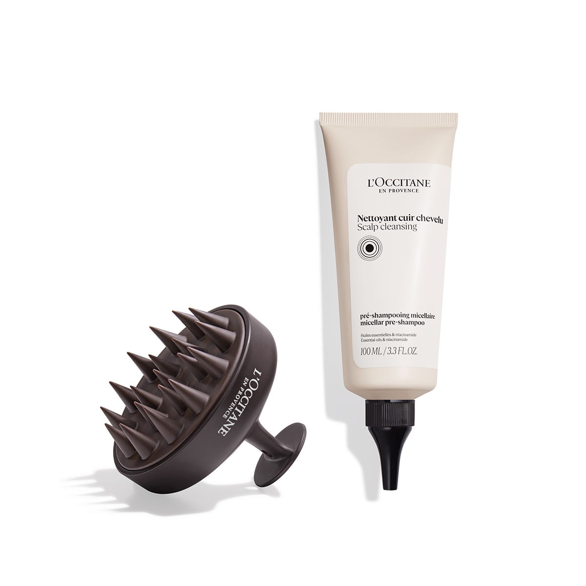 Pre Shampoo 100ml + Cepillo Masajeador Capilar