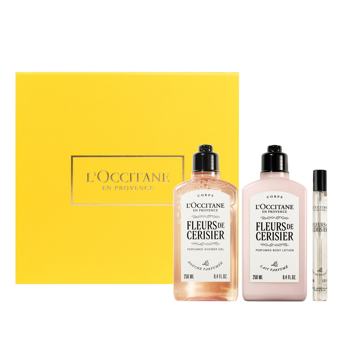 Ritual Flor de Cerezo: Gel de Ducha, Leche Corporal & Perfume 10ml