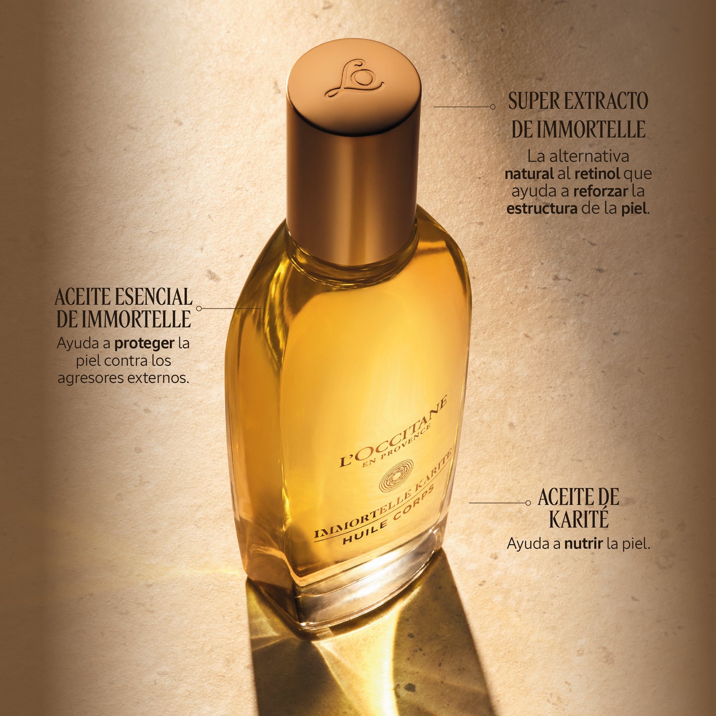 Aceite Corporal Immortelle Karité 100ml