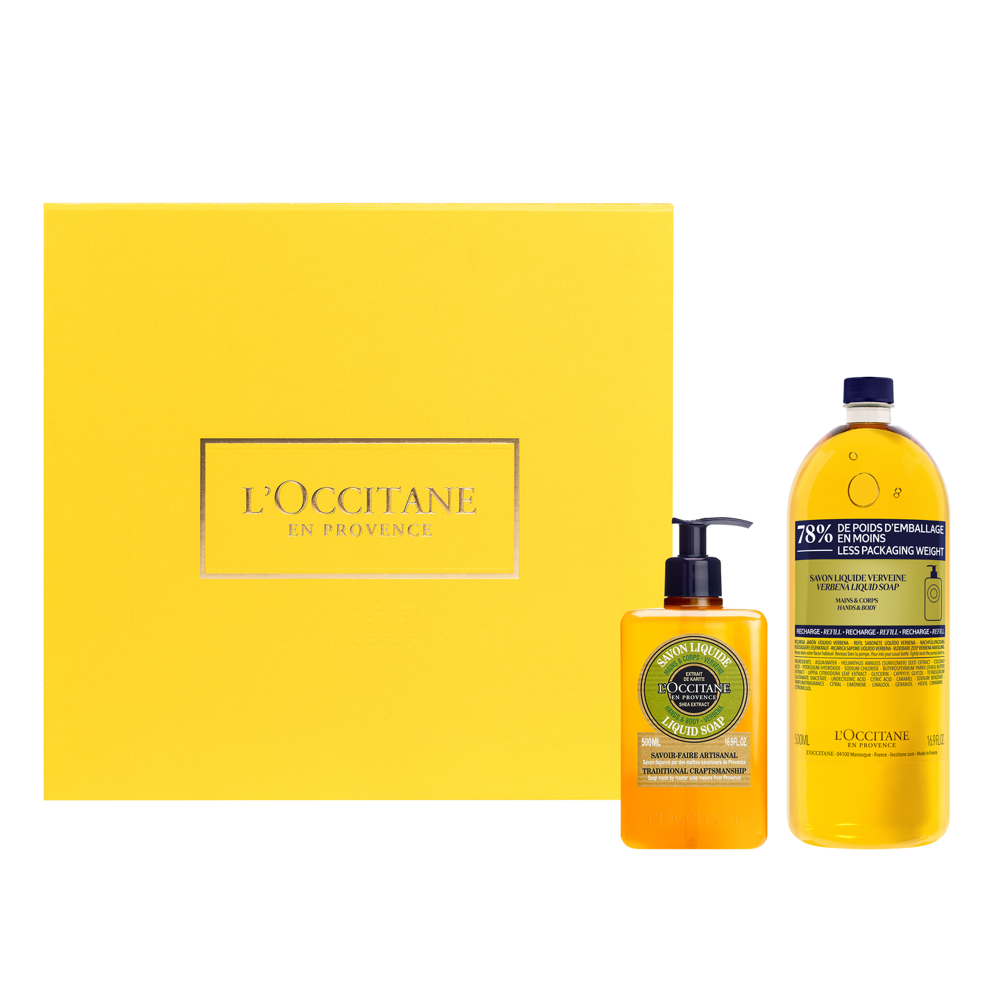 Dúo Eco Refill Jabón Líquido Karité Verbena