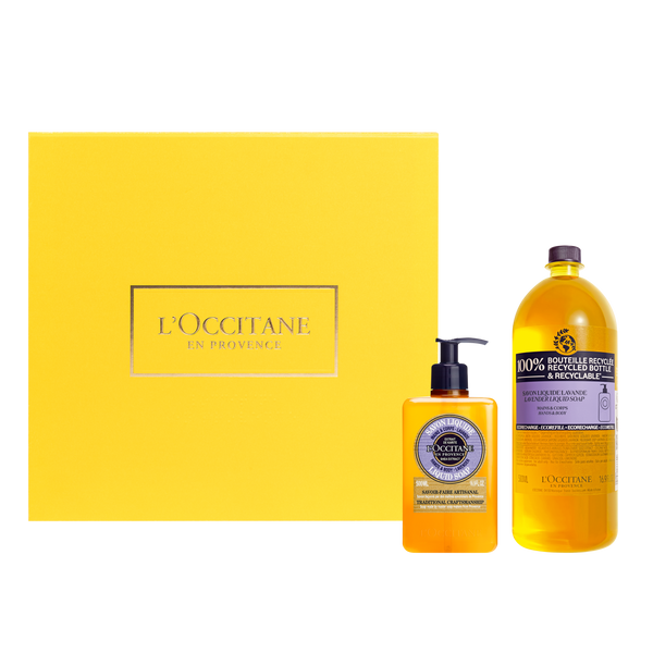 Dúo Eco Refill Jabón Líquido Karité Lavanda