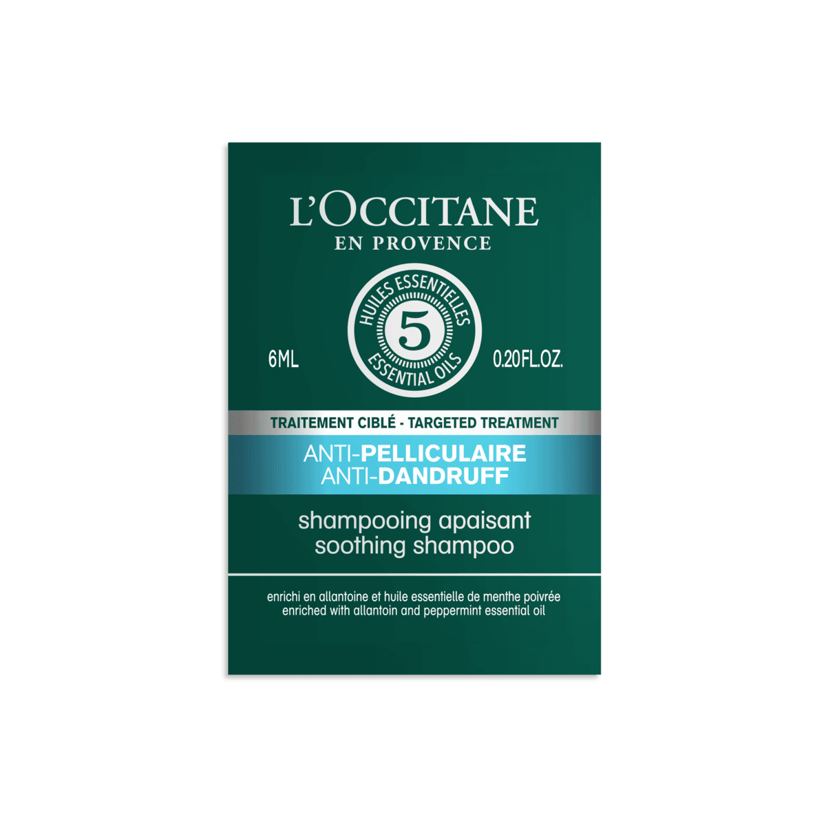 Muestra Shampoo Calmante Anticaspa