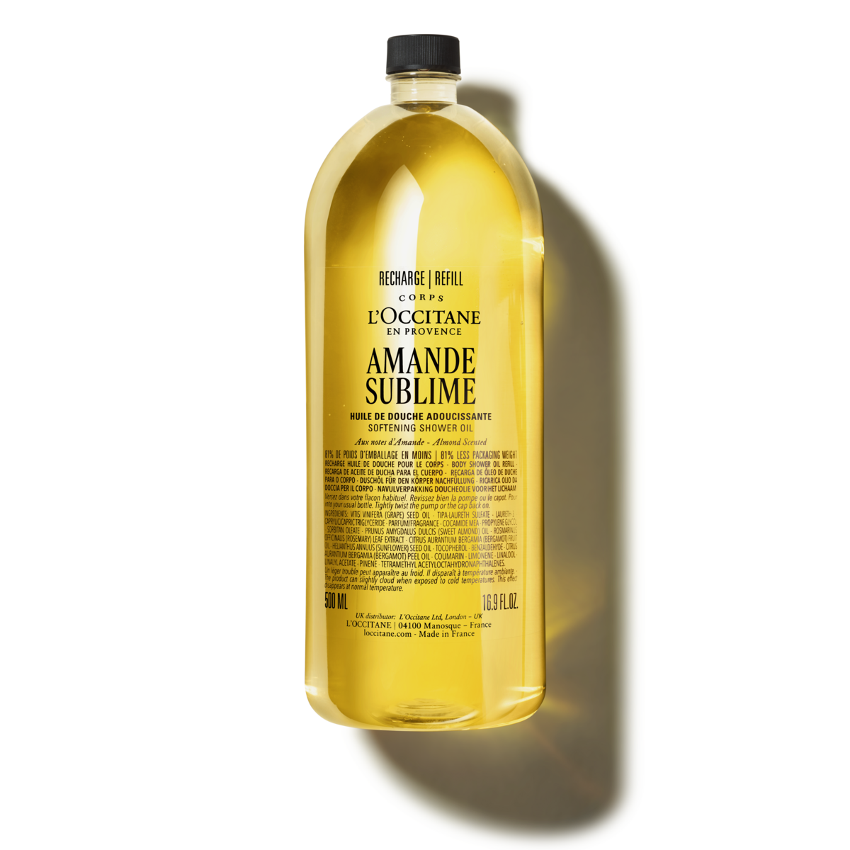 Eco Refill Aceite de Ducha Suavizante Almendra Sublime 500ml