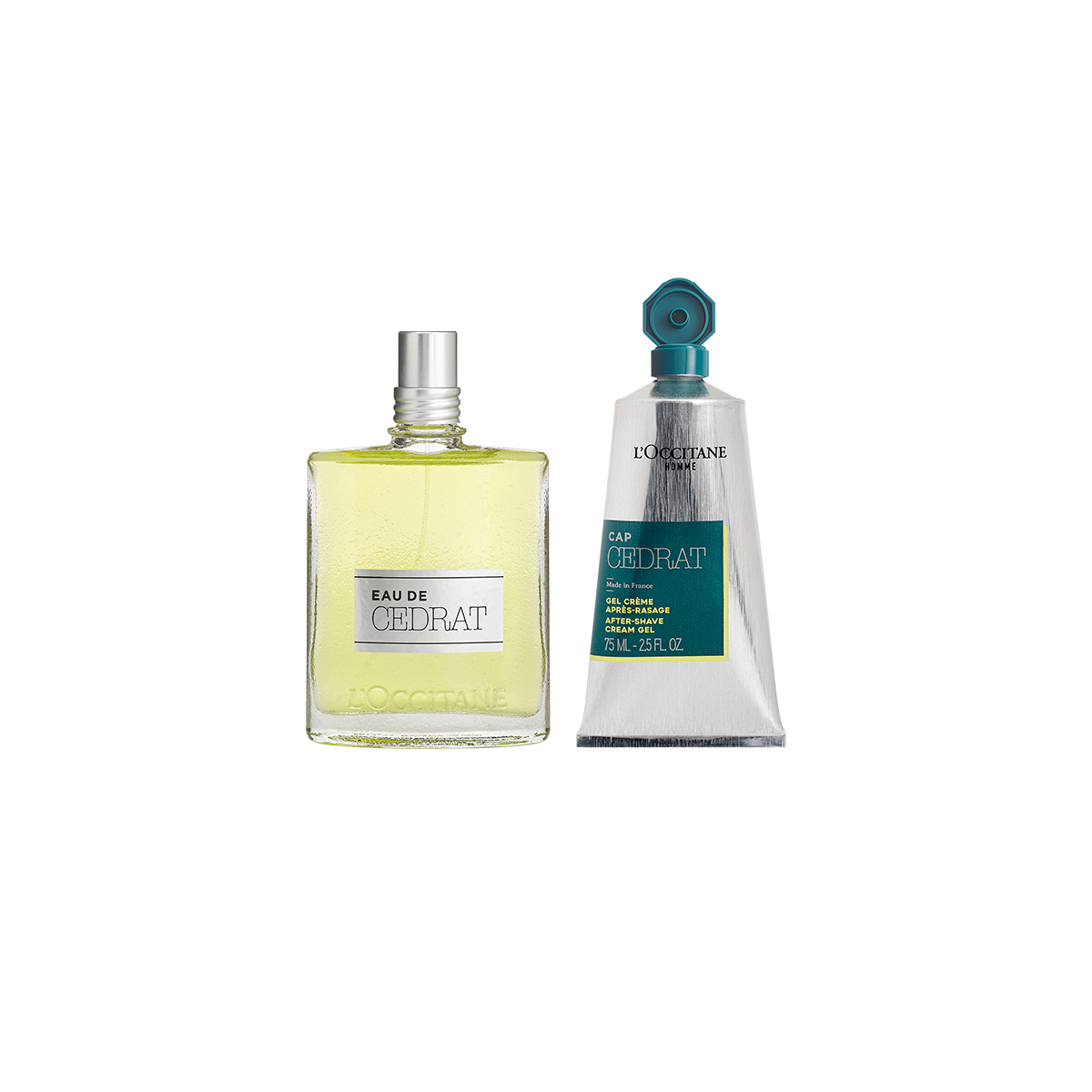 Perfume Cédrat Eau de Toilette 75ml + Gel crema After-shave Cap Cédrat 75ml GRATIS