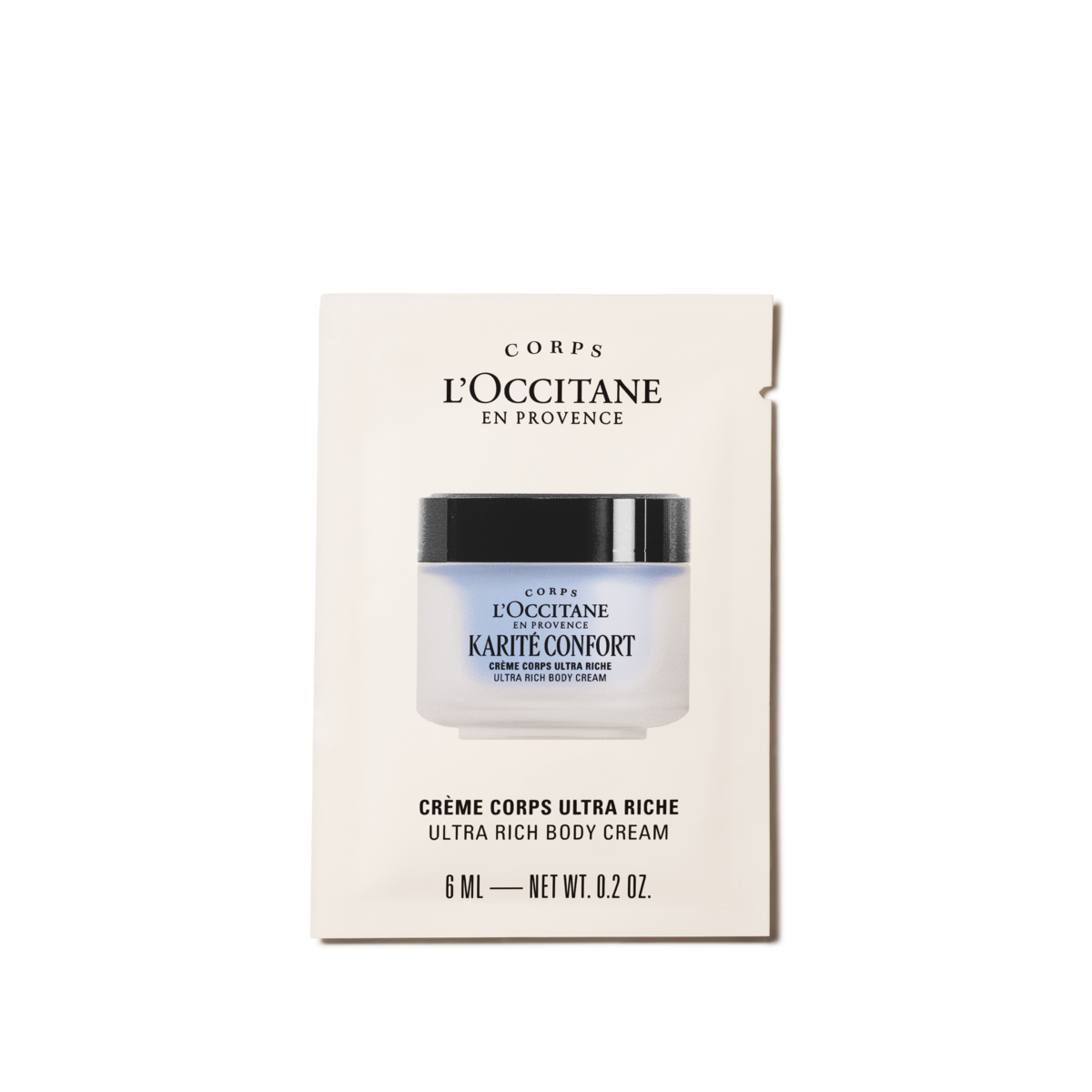 Muestra Crema Corporal Ultra Nutritiva Karité Confort 6ml