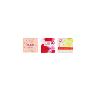 Jabón sólido Flor de Cerezo y Osmanthus + Jabón Sólido Rosa GRATIS