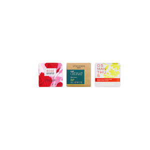Jabón sólido Rosa y Cap Cédrat + Jabón Sólido Osmanthus GRATIS