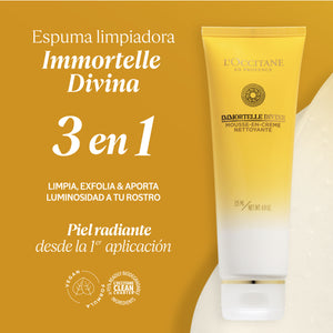 Espuma limpiadora Immortelle Divina 125ml