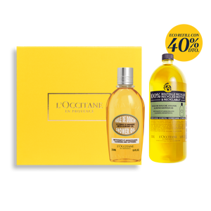 Aceite de Ducha de Almendras 250ml y lleva Eco Refill con el 40%OFF