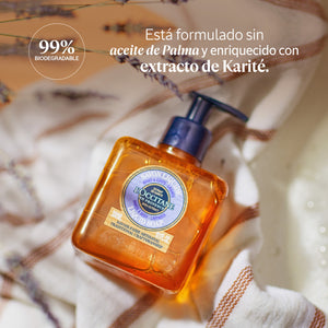 Jabón líquido manos y cuerpo Karité Lavanda 300ml