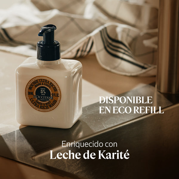 Jabón líquido manos y cuerpo Ultra Rico Karité 300ml | L'Occitane CO
