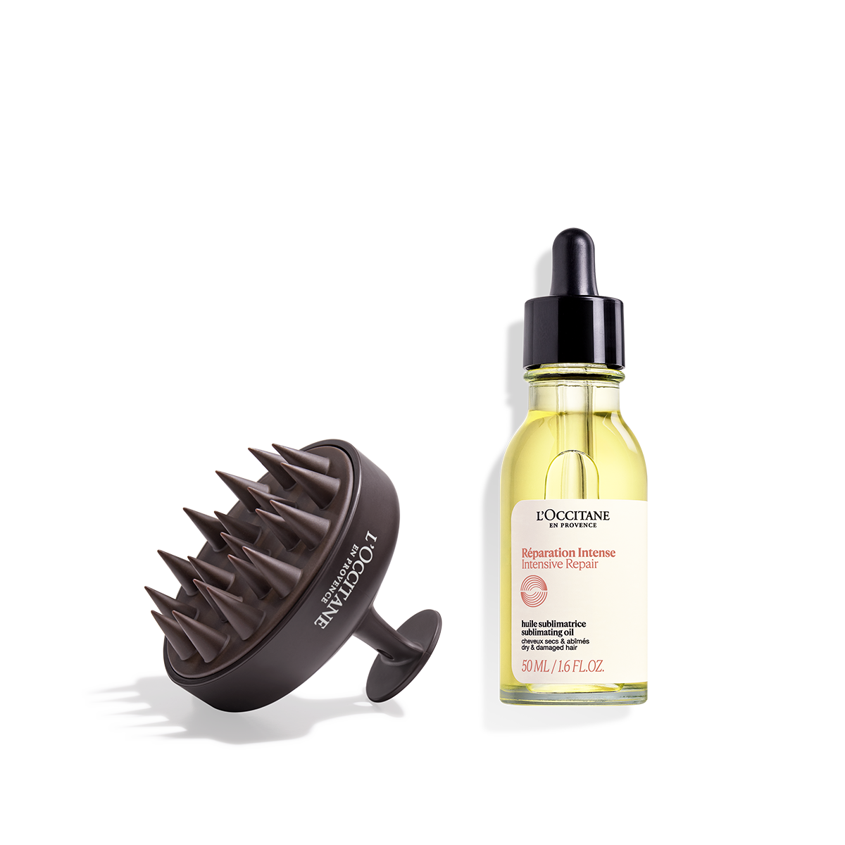 Aceite Infusionado Reparador Intensivo 50ml + Cepillo Masajeador Capilar