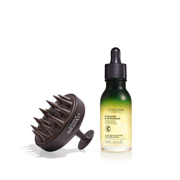 Sérum Nocturno para el Cuero Cabelludo 50ml + Cepillo Masajeador Capilar
