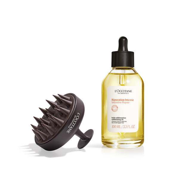 Aceite Infusionado Reparador Intensivo 100ml + Cepillo Masajeador Capilar