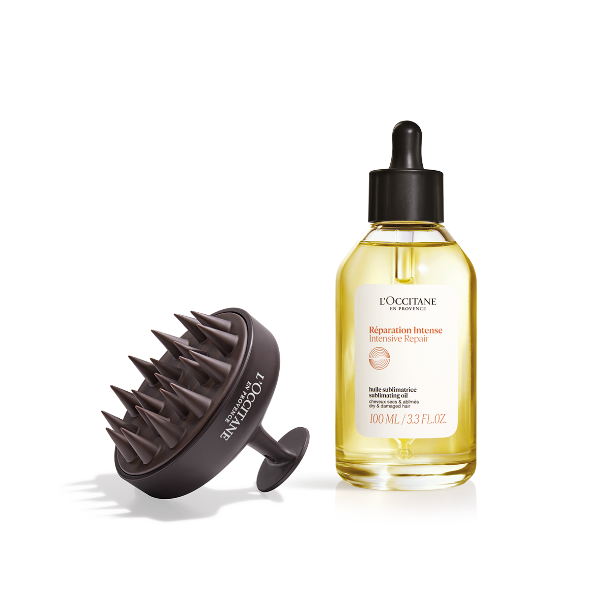 Aceite Infusionado Reparador Intensivo 100ml + Cepillo Masajeador Capilar