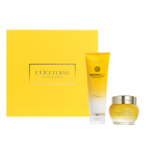 Dúo Crema hidratante y Espuma limpiadora Immortelle Divina