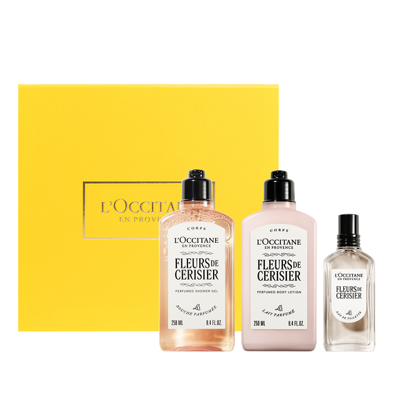 Ritual Flor de Cerezo: Perfume, Gel de Ducha & Leche Corporal