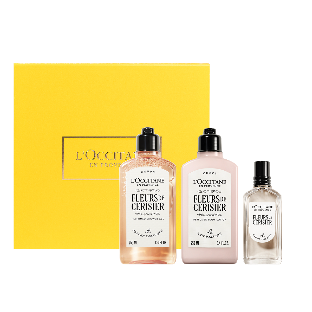 Ritual Flor de Cerezo: Perfume, Gel de Ducha & Leche Corporal