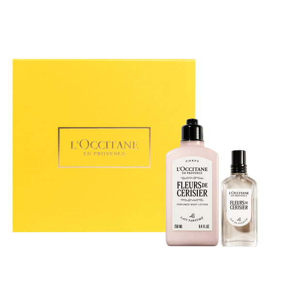 Dúo Flor de Cerezo: Perfume 50ml & Leche Corporal Shimmering