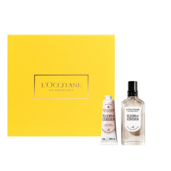 Dúo Flor de Cerezo: Perfume 50ml & Crema para Manos