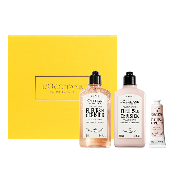 Ritual Flor de Cerezo: Gel de Ducha, Leche Corporal & Crema para Manos
