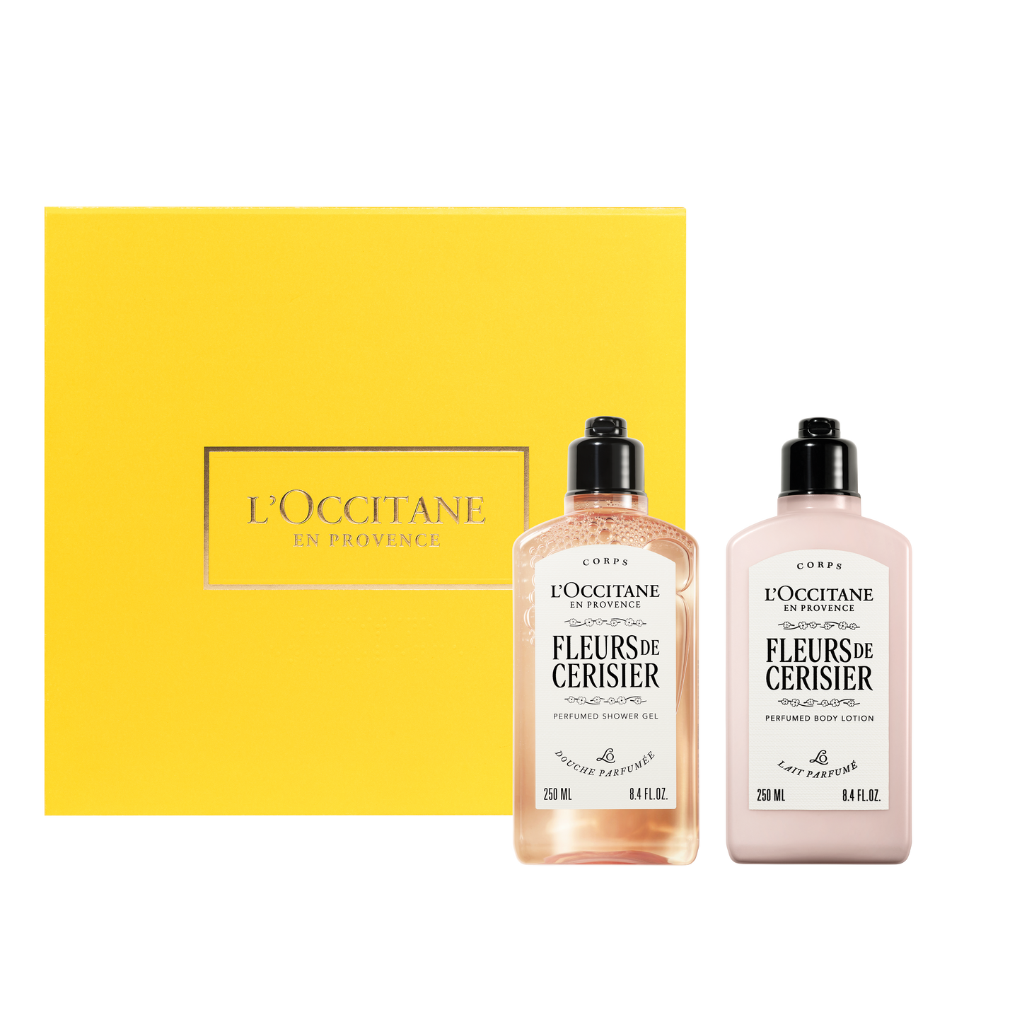 Dúo Gel de Ducha y Leche Corporal Fleurs de Cerisier