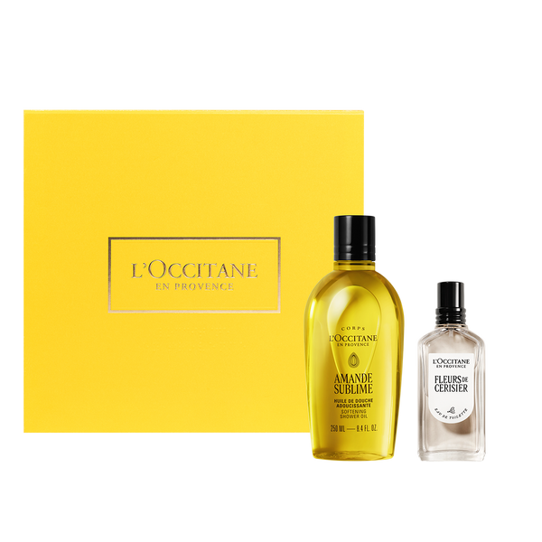 Dúo Consentirme: Aceite de Ducha Almendra Sublime & Perfume Flor de Cerezo 50ml