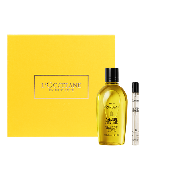 Dúo Consentirme: Aceite de Ducha Almendra Sublime & Perfume Flor de Cerezo 10ml
