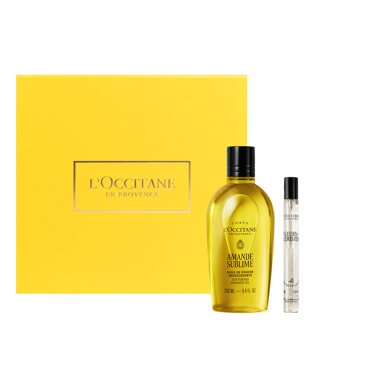 Dúo Consentirme: Aceite de Ducha Almendra Sublime & Perfume Flor de Cerezo 10ml