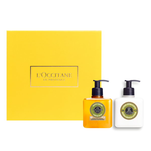 Set Jabón Líquido y Leche Corporal Karité Verbena