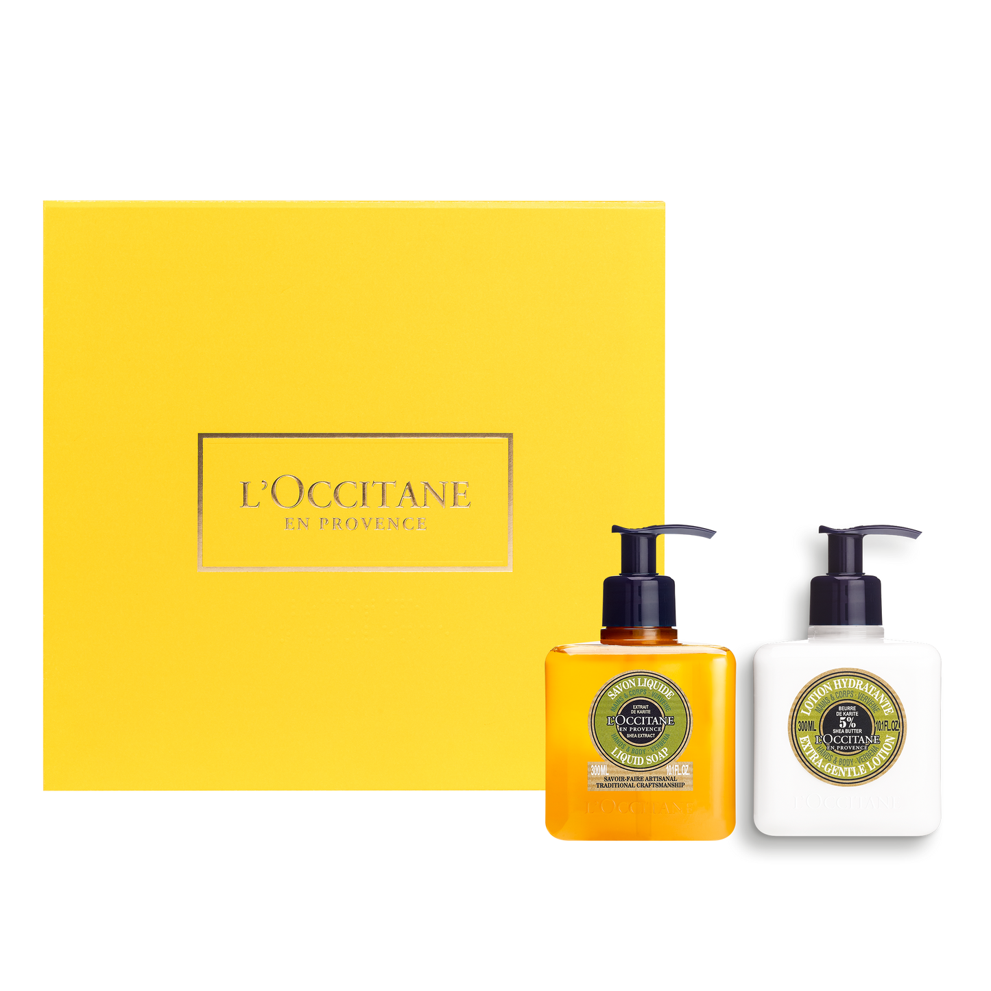 Set Jabón Líquido y Leche Corporal Karité Verbena