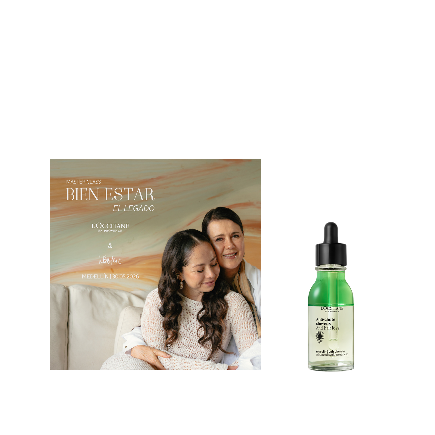 Master Class y Sérum Capilar Anticaída 50ml | Favorito Naty Botero