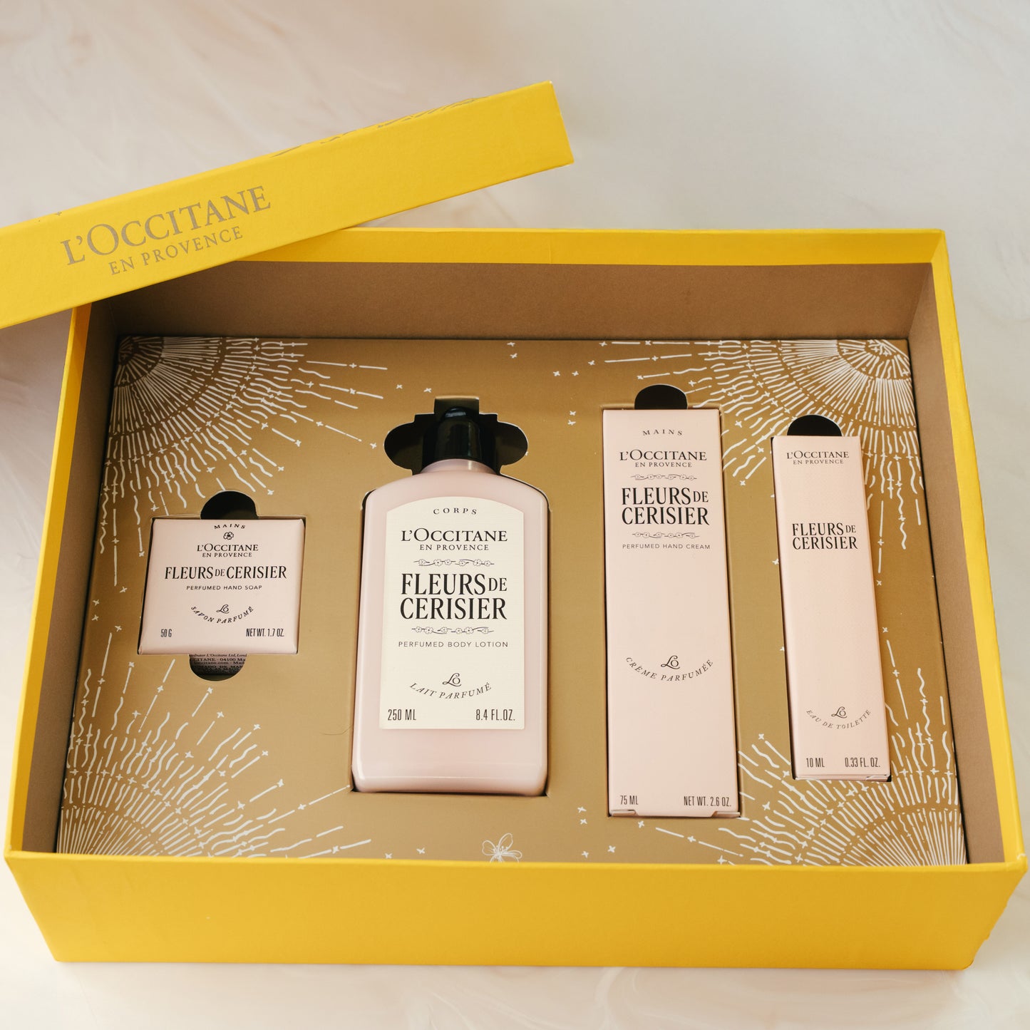 Set Exclusivo Fleurs de Cerisier