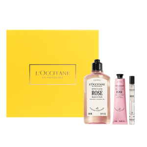 Set Gel de Ducha, Crema para Manos y Perfume Rose