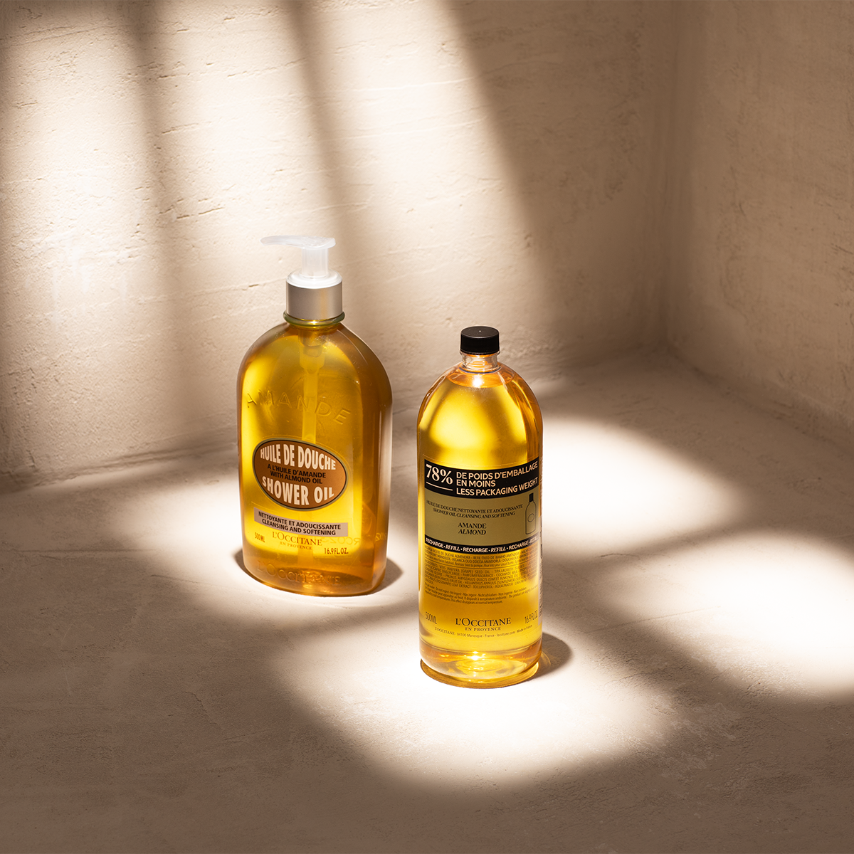 Eco Refill Aceite de ducha de Almendras 500ml
