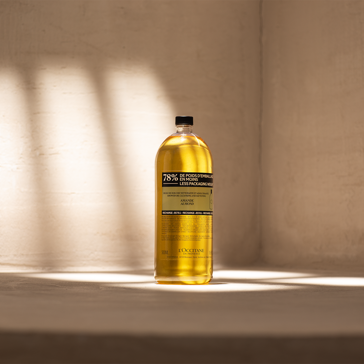 Eco Refill Aceite de ducha de Almendras 500ml