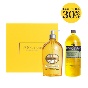Dúo Aceite de Ducha de Almendras 500ml y lleva Eco Refill con el 30%OFF