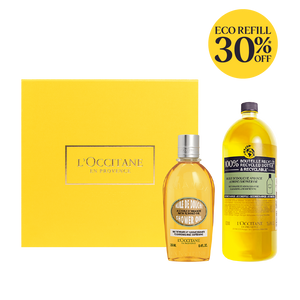 Dúo Aceite de Ducha de Almendras 250ml y lleva Eco Refill con el 30%OFF