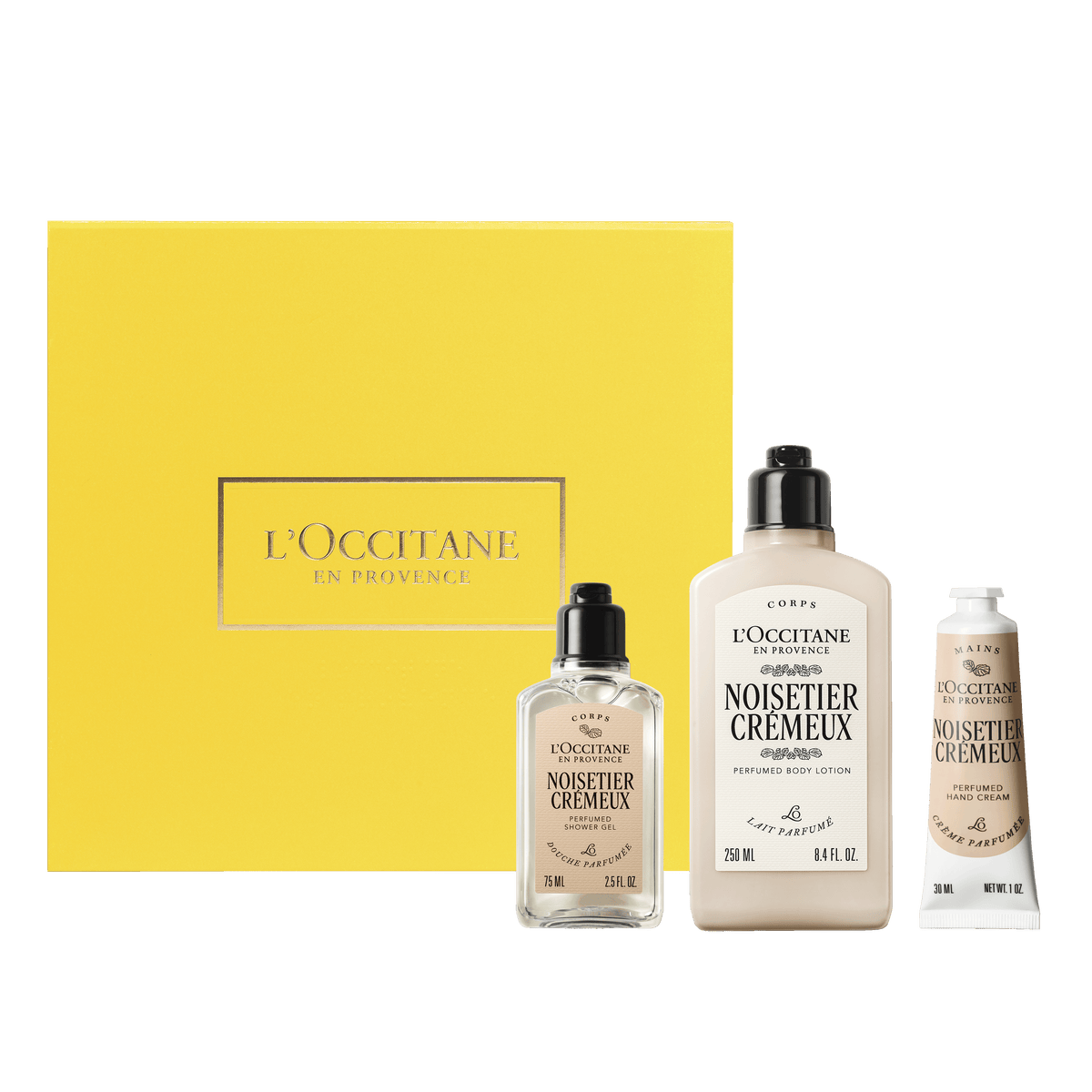 Ritual Corporal Noisetier Crémeux (Avellana Cremosa): Gel de Ducha, Leche Corporal  & Crema para manos